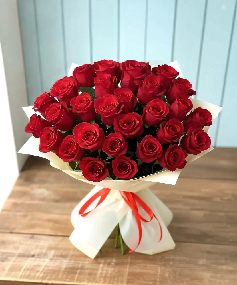 Букет 29 Красных роз в Молочные Дворы