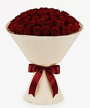 Букет 101 Бордовая роза Блэк Бакарра в Молочные Дворы