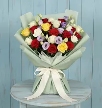 Букет цветов из:  Розы в Молочные Дворы