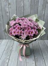 Букет цветов из:  Хризантемы #REPLACE_PRED# Молочные Дворы