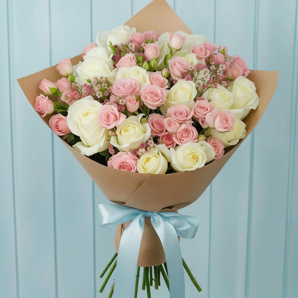 Букет цветов из: Розы в Молочные Дворы