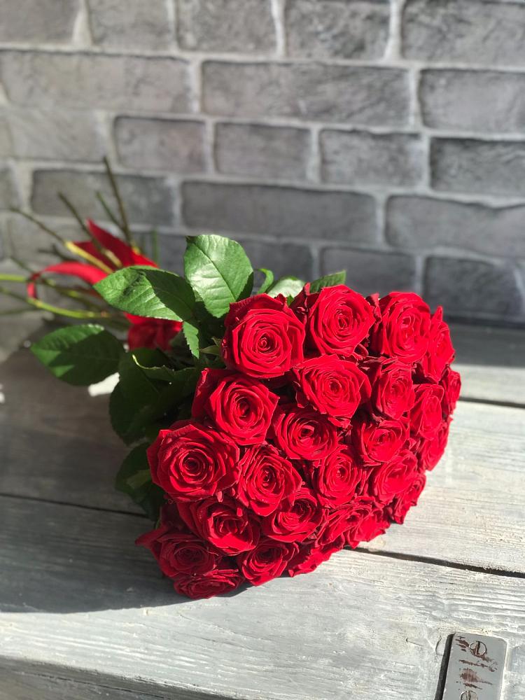 Букет Красные розы Фридом в Молочные Дворы