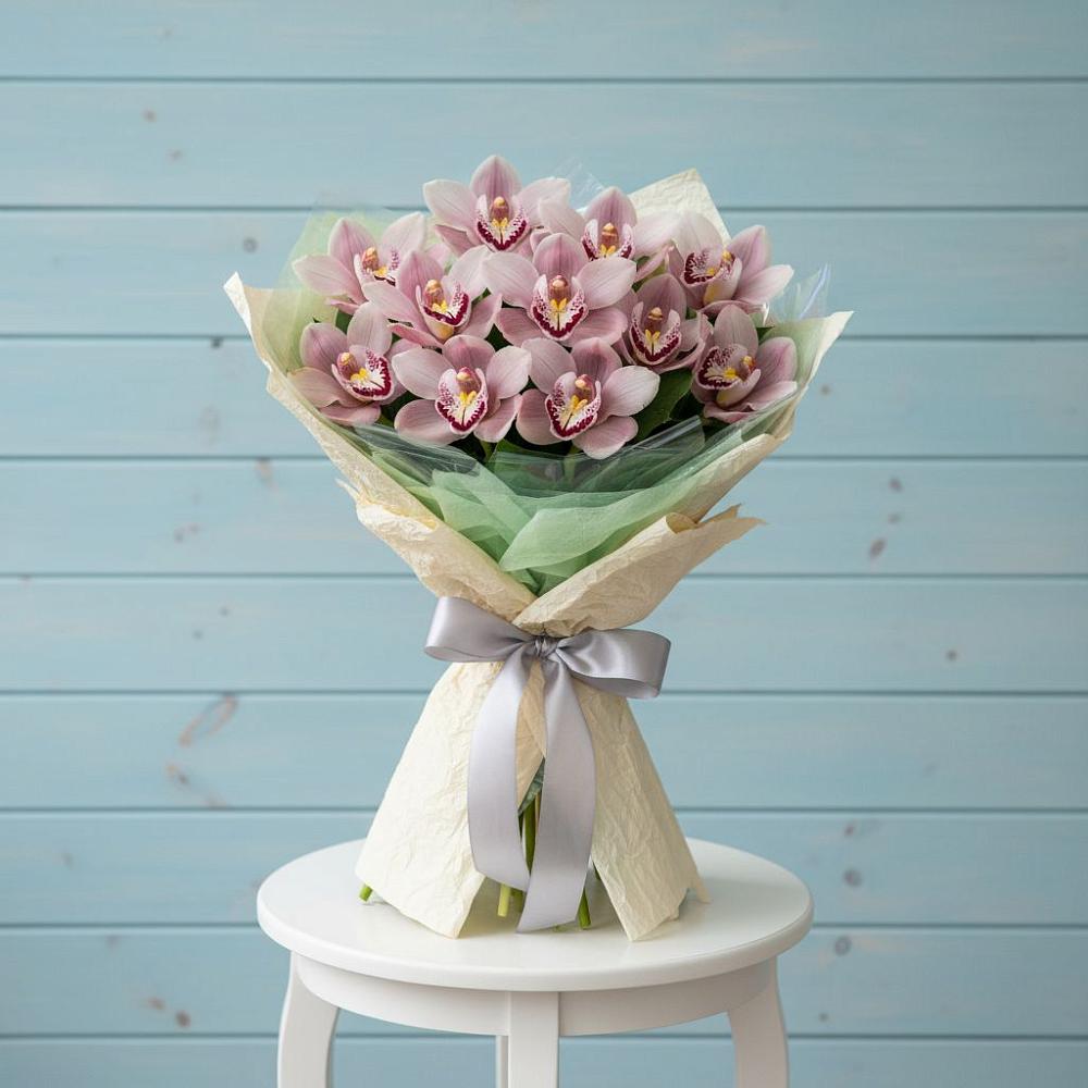 Букет цветов из: Орхидеи и Розы в Молочные Дворы