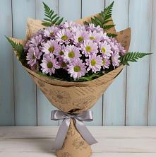 Букет цветов из:  Хризантемы в Молочные Дворы