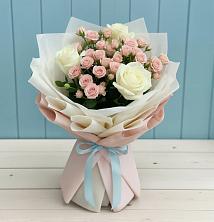 Букет цветов из:  Розы в Молочные Дворы