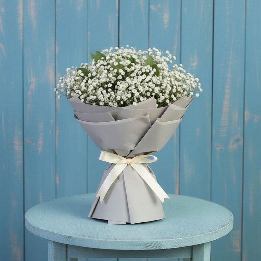 Букет цветов из: Гипсофила в Молочные Дворы