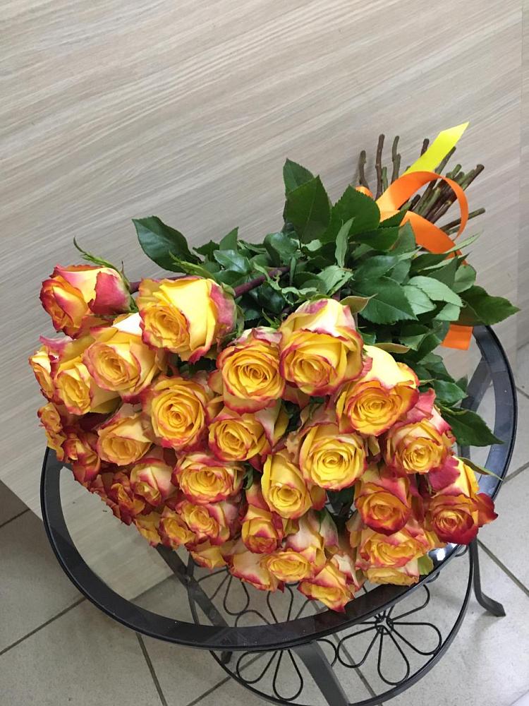 Букет Желтые розы в Молочные Дворы