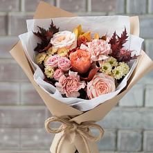 Букет цветов из:  Гвоздики, Хризантемы и Розы в Молочные Дворы