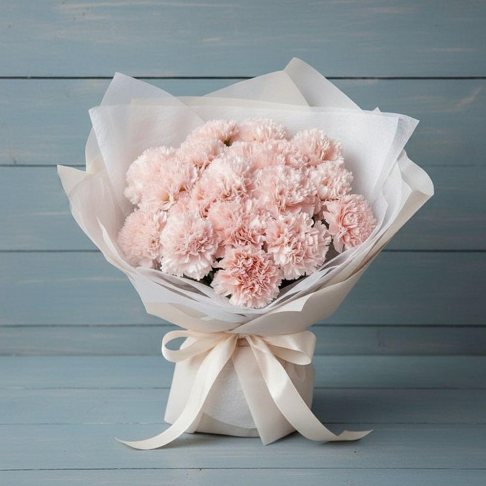 Букет цветов из: Гвоздики в Молочные Дворы