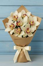 Букет цветов из:  Орхидеи и Розы в Молочные Дворы